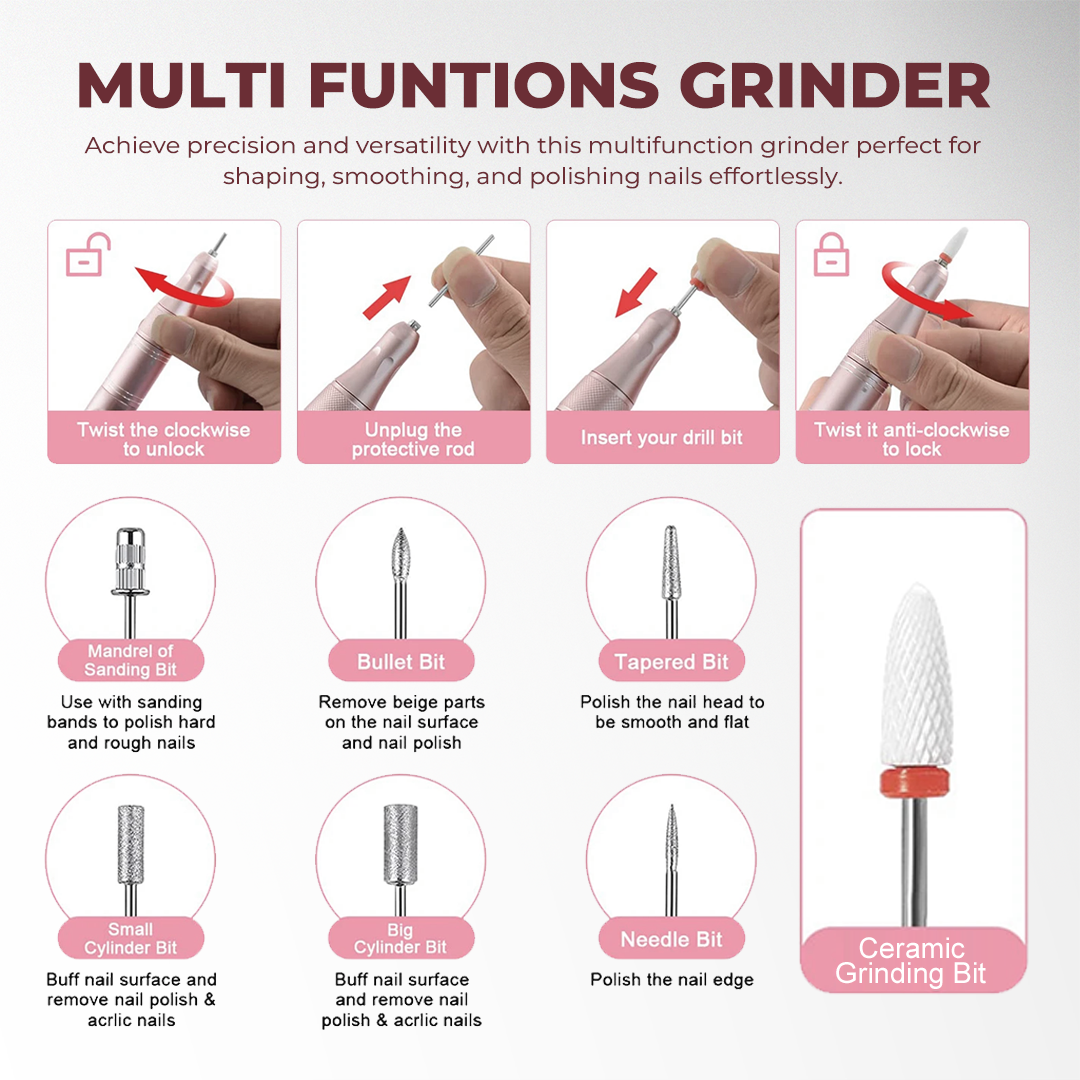 NailSonic Electric Nail Drill Pen